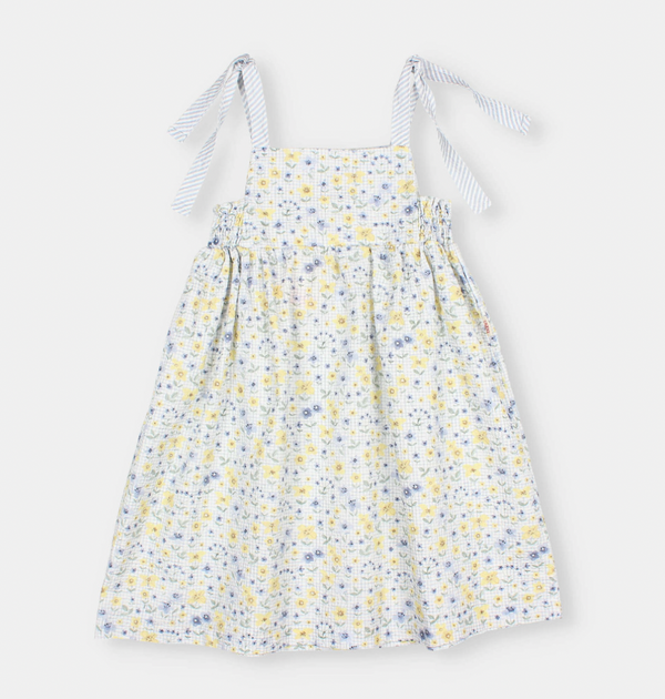 Buho Sky Blue Picnic Dress