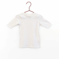 Please Mom Pink Stripe Tshirt- 3/4 sleeve