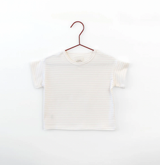 Please Mom Pink Stripe Short Sleeve Tshirt