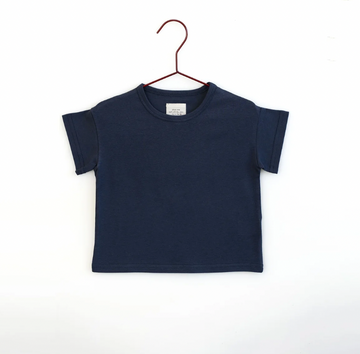 Please Mom Navy Short Sleeve Tshirt