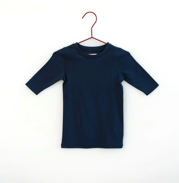 Please Mom Navy Tshirt- 3/4 sleeves