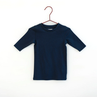 Please Mom Navy Tshirt- 3/4 sleeves