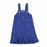 The New Society - Lys Special Jumpsuit Hearts Light Denim