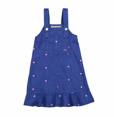 The New Society - Lys Special Jumpsuit Hearts Light Denim