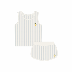 Ely's & Co Fruit Collection Lemon Tank And Shorts
