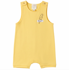 Pompomme Yellow Mini P Tab Bb Romper P7502
