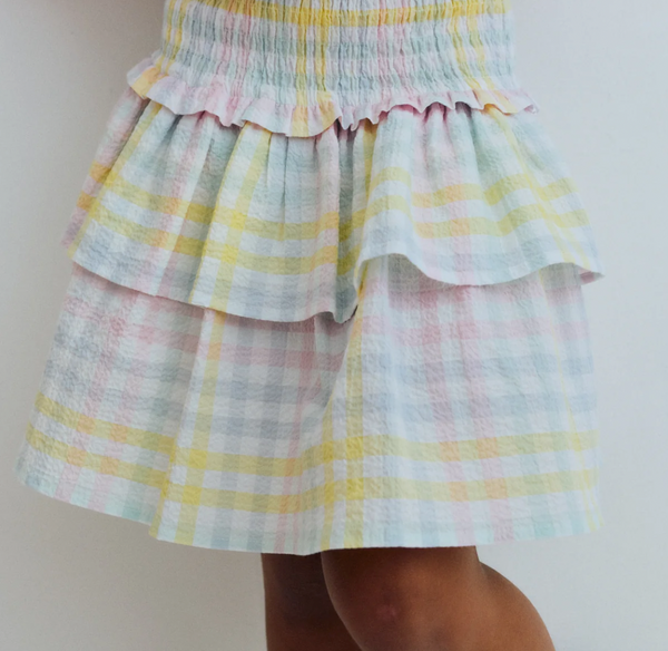 The New Society - Mallow Skirt Mallow Check