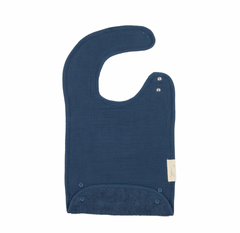Analogie By Lil Legs Toddler Bib Plus - Denim Blue