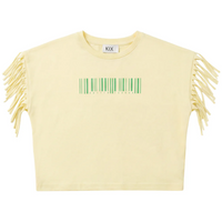 Kix Yellow Barcode Print Vest K7418