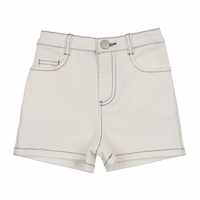 Bonjoy Sherpa Patch Jean Shorts - Mint Green