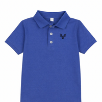 Bopop Royal Blue Emblem Polo PL768