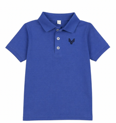 Bopop Royal Blue Emblem Polo PL768