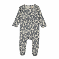 Bonjoy Abstract Vine Footie - All Over Denim