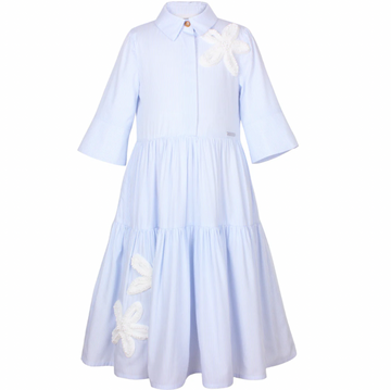 Jessie & James Sky Blue Pinstripe Era Dress