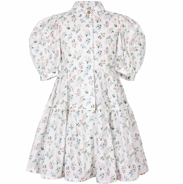 Jessie & James Annie Flower Print Glistening Dress