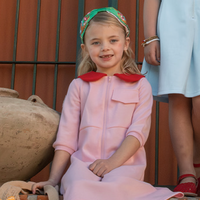 Jouet Zip Front Dress With Pocket Patches