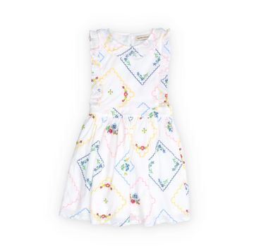 The New Society - Jacinthe Dress Multicolor Embroidery