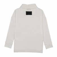 Kin And Kin White/ Black Trimming Teen Oversized T-Shirt (D21)
