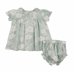 Kin And Kin Baby Shirt + Bloomer Set - Floral Print (sh17)