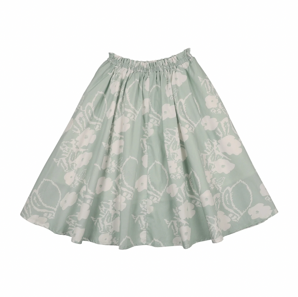 Kin And Kin Gathered Short Skirt - Floral Print SH7 | Buttons Bebe
