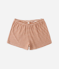 Rylee + Cru  Pointelle Shorts Poppy Stripe