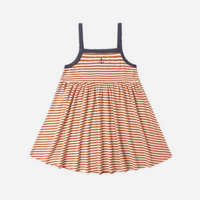 Rylee + Cru  Lea Dress Poppy Stripe