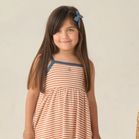 Rylee + Cru  Lea Dress Poppy Stripe