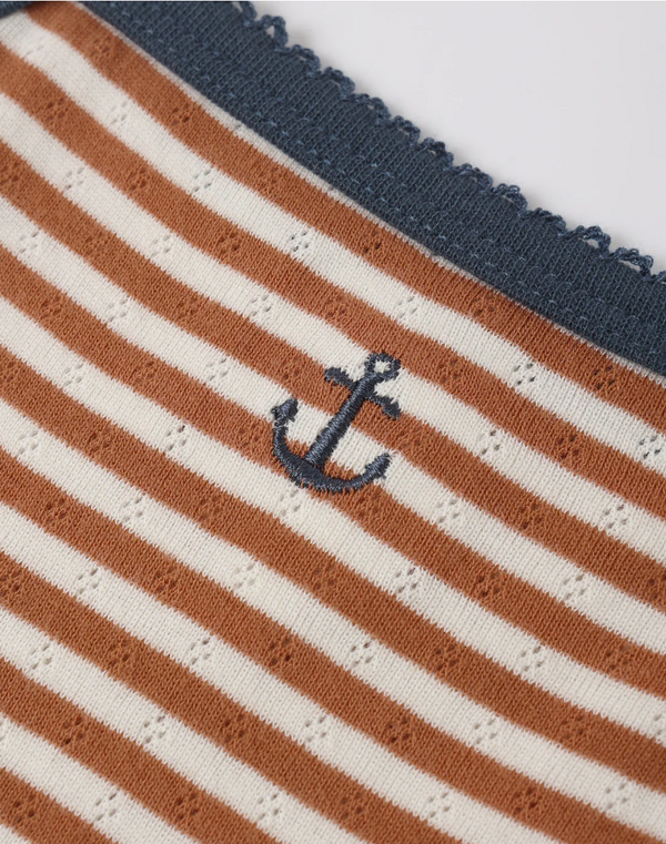 Rylee + Cru  Lea Dress Poppy Stripe