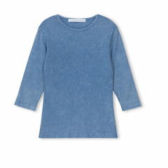 Cabana Light Blue Mineral Wash Tee