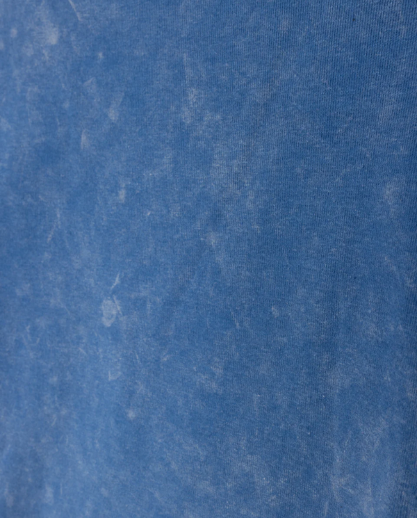 Cabana Light Blue Mineral Wash Puff Sleeve Tee