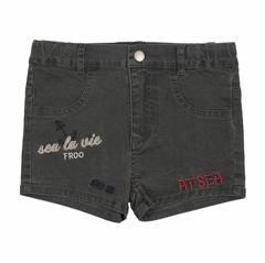 Froo Grey Denim Atlas Shorts