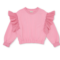 Petit Blush Violet Sweater Ruffles (SS26-101)