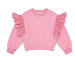 Petit Blush Violet Sweater Ruffles (SS26-101)