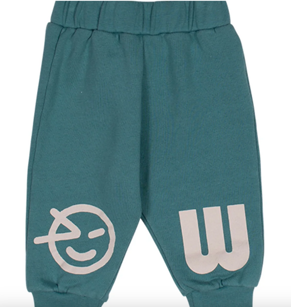 Wynken Soft Green Mini Scale Pant