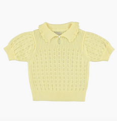 Bebe Organic Butter Yellow Knit Summer Special Sweater