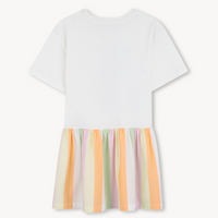 KENZO KIDS Shiny Print Dress Pink