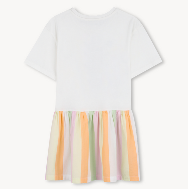 KENZO KIDS Shiny Print Dress Pink