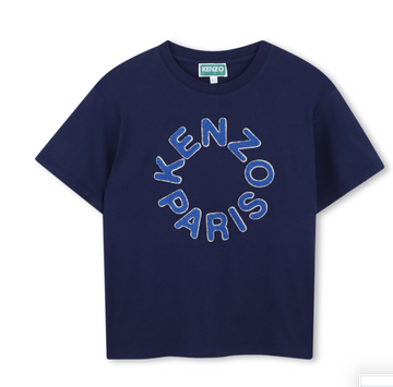 Kenzo Boys Logo Tee - Navy