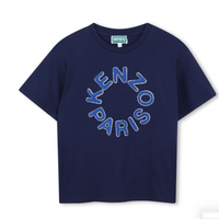 Kenzo Boys Logo Tee - Navy
