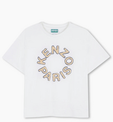 Kenzo Boys Logo Tee - White