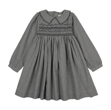 Analogy by Lil Legs Dried Blue Plaid Edition Dress