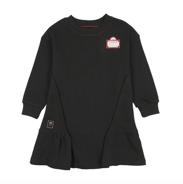 Analogy by Lil Legs Black Mon Paris Girls Panel Dress