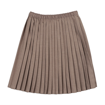 Lil Legs Misty Oat Heath Basic Skirts Knife Pleated Skirt