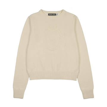 Urban Edge Tone On Tone Knit Off White