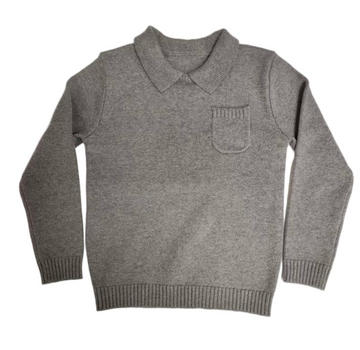 Kipp Franck Collar Sweater Grey