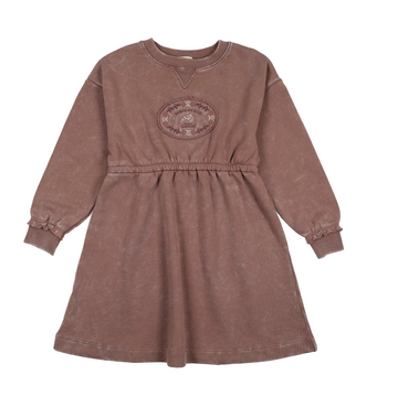 Analogy by Lil Legs Misty Lilac Stitch Studio Sweatshirt Dress