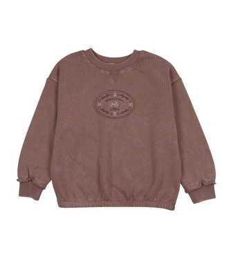 Analogy by Lil Legs Misty Lilac Stitch Studio Girls Sweatshirt