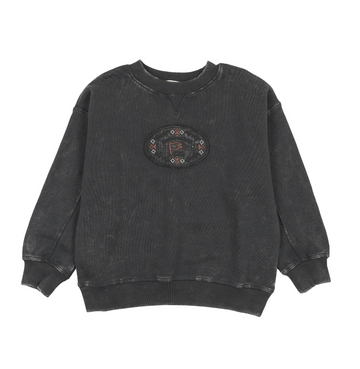 Analogy by Lil Legs Off Black Stitch Studio Boys Sweatshirt