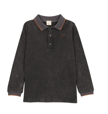 Analogy by Lil Legs Off Black Stitch Studio Polo Ls