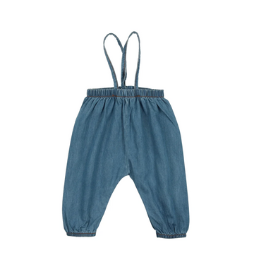 Lil Legs Denim Tencel Denim Basics Denim Suspender Pants